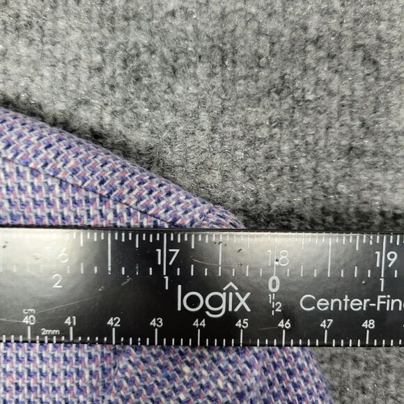 PENDLETON Purple Virgin Wool Single Breasted Lined Blazer USA ~SIZE SMALL - Picture 9 of 14